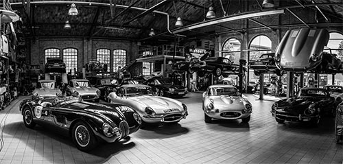 Klassiske jaguar  biler